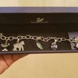 100%Authentic Swarovski Charm Bracelet